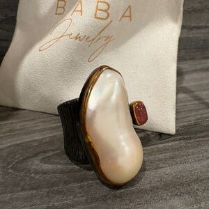 Mother of pearl & tourmaline